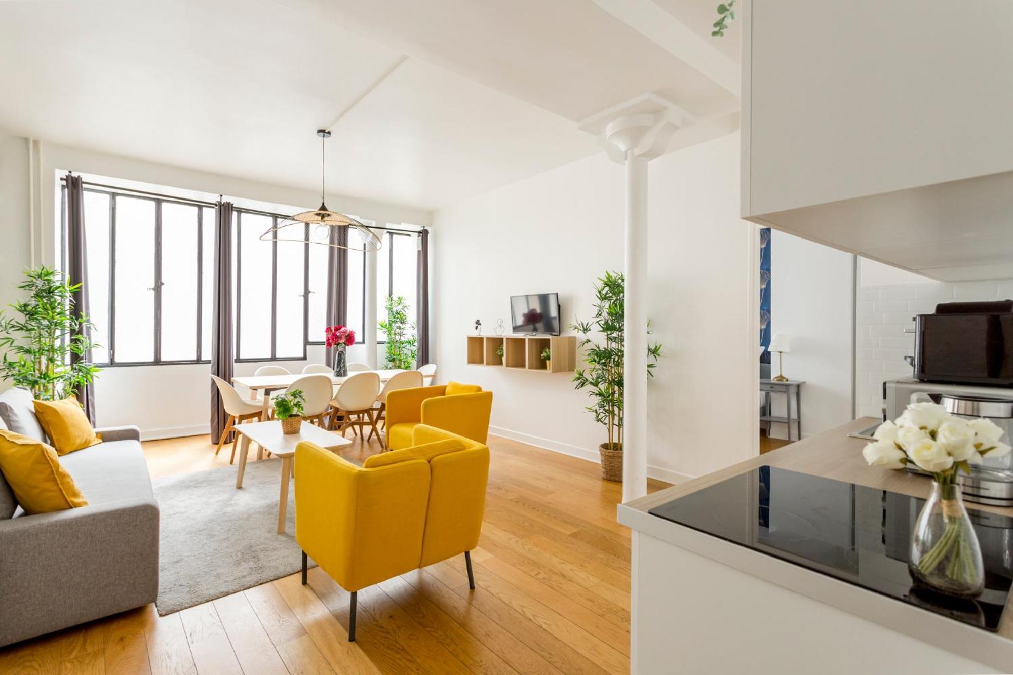 Cosy 2 Bedrooms - Louvre Museum *